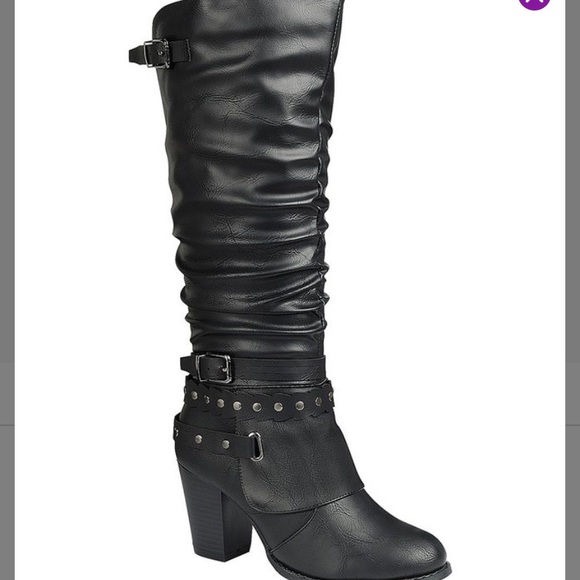 Black Western Slouchy Boot BNIB - Picture 3 of 3